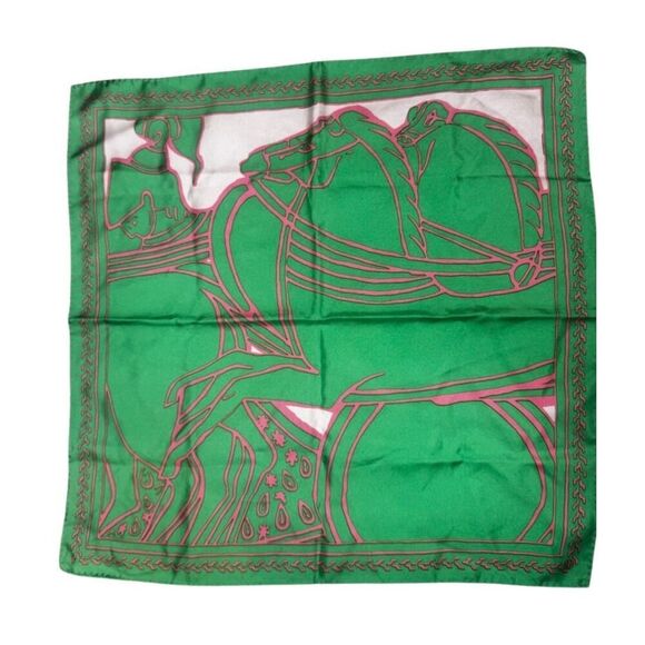 Tory Burch 100% silk scarf 18x18